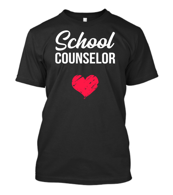 School Counselor Heart T-Shirt