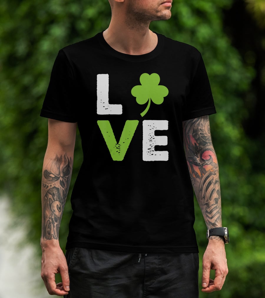 Love Shamrock Irish Love T-Shirt