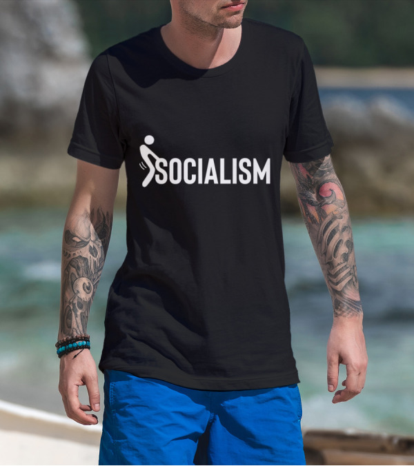 SOCIALISM Stick Figure Humorous T-Shirt