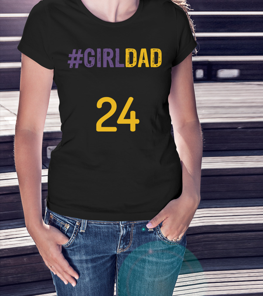 GIRLDAD 24 Kobe Bryant T-Shirt