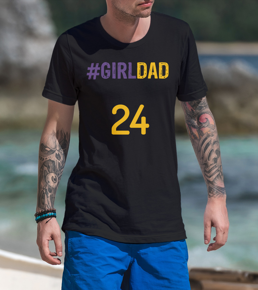 GIRLDAD 24 Kobe Bryant T-Shirt