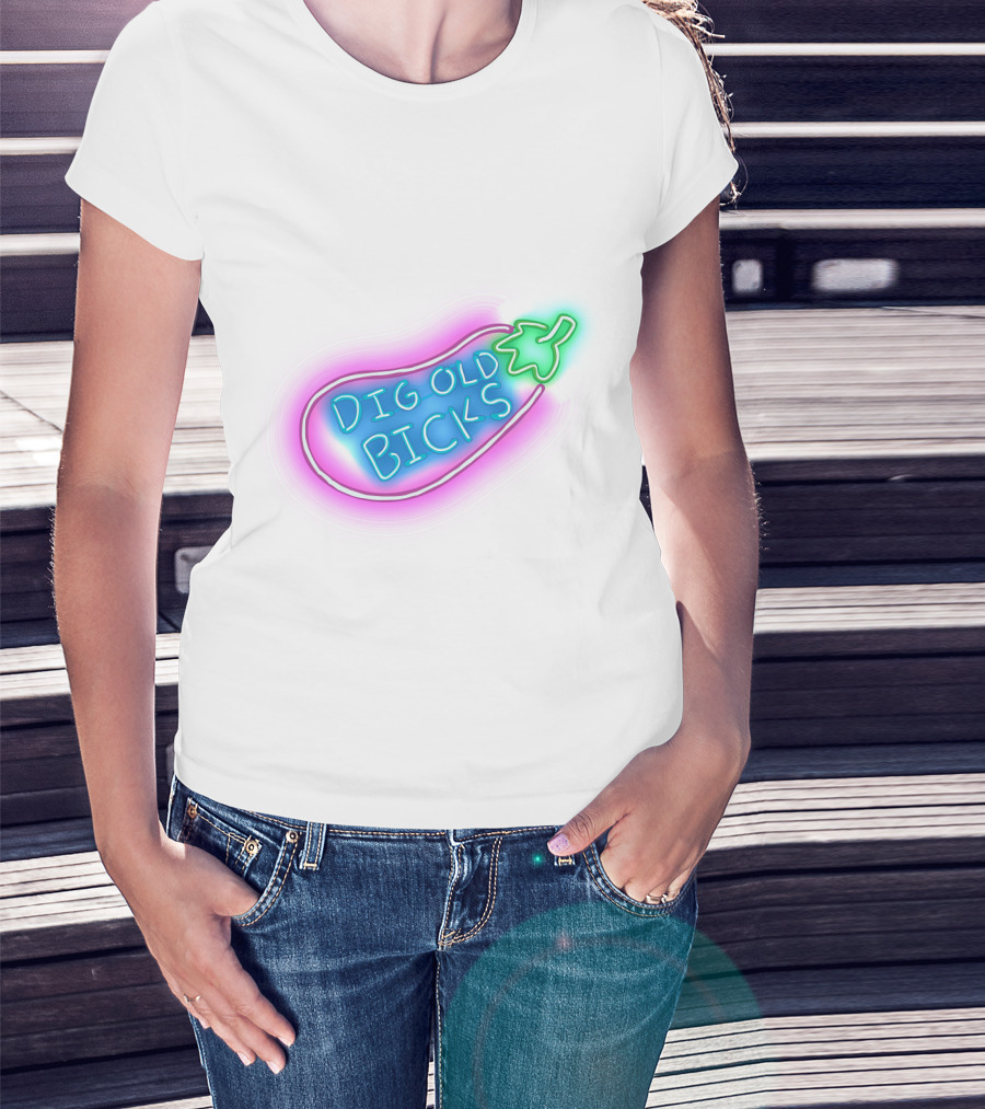 Dig Old Bick Neon Eggplant Terry Korvo Solar Opposites T-Shirt