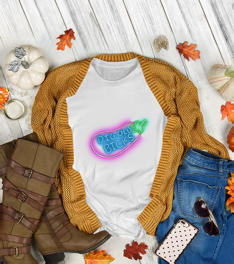 Dig Old Bick Neon Eggplant Terry Korvo Solar Opposites T-Shirt