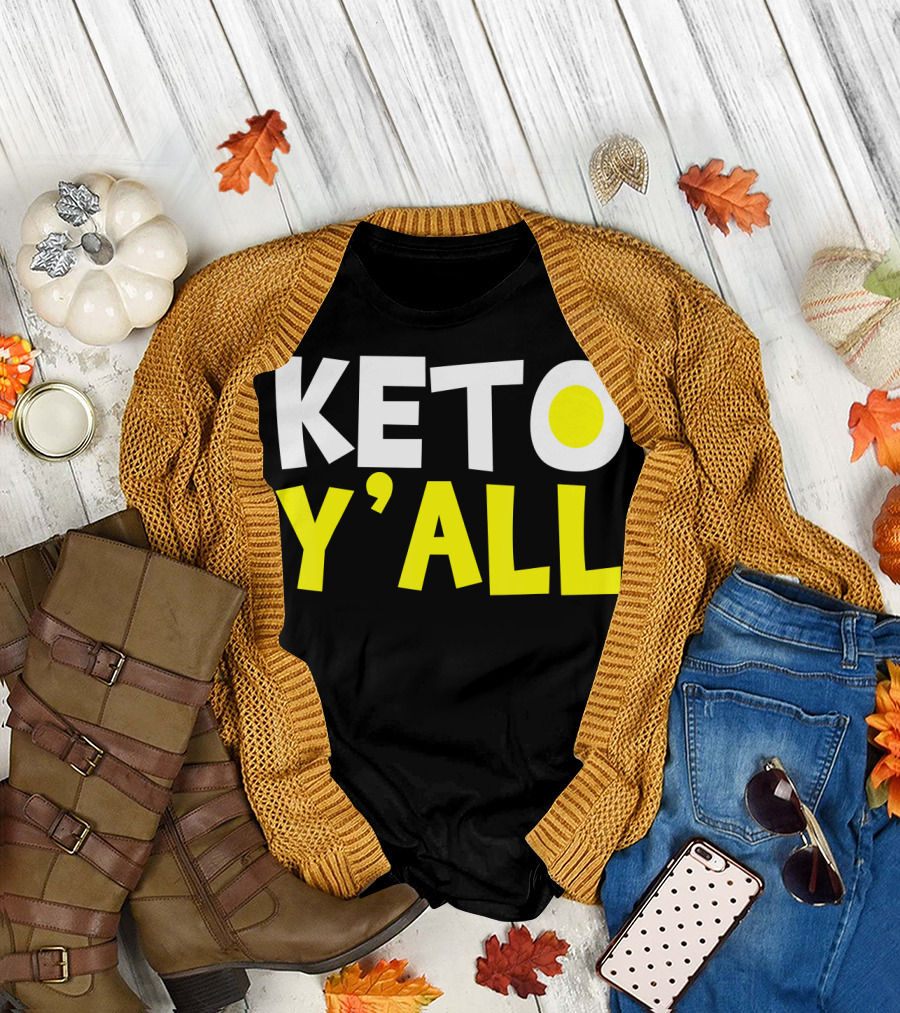 Keto Y'all Ketogenic Diet Bodybuilding T-Shirt
