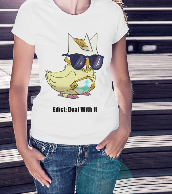 Edict Deal With It Bird Pope Wisdom T-Shirt