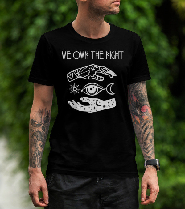 Dance Gavin We Own The Night Celestial Eye And Hands Mystical Symbolism T-Shirt