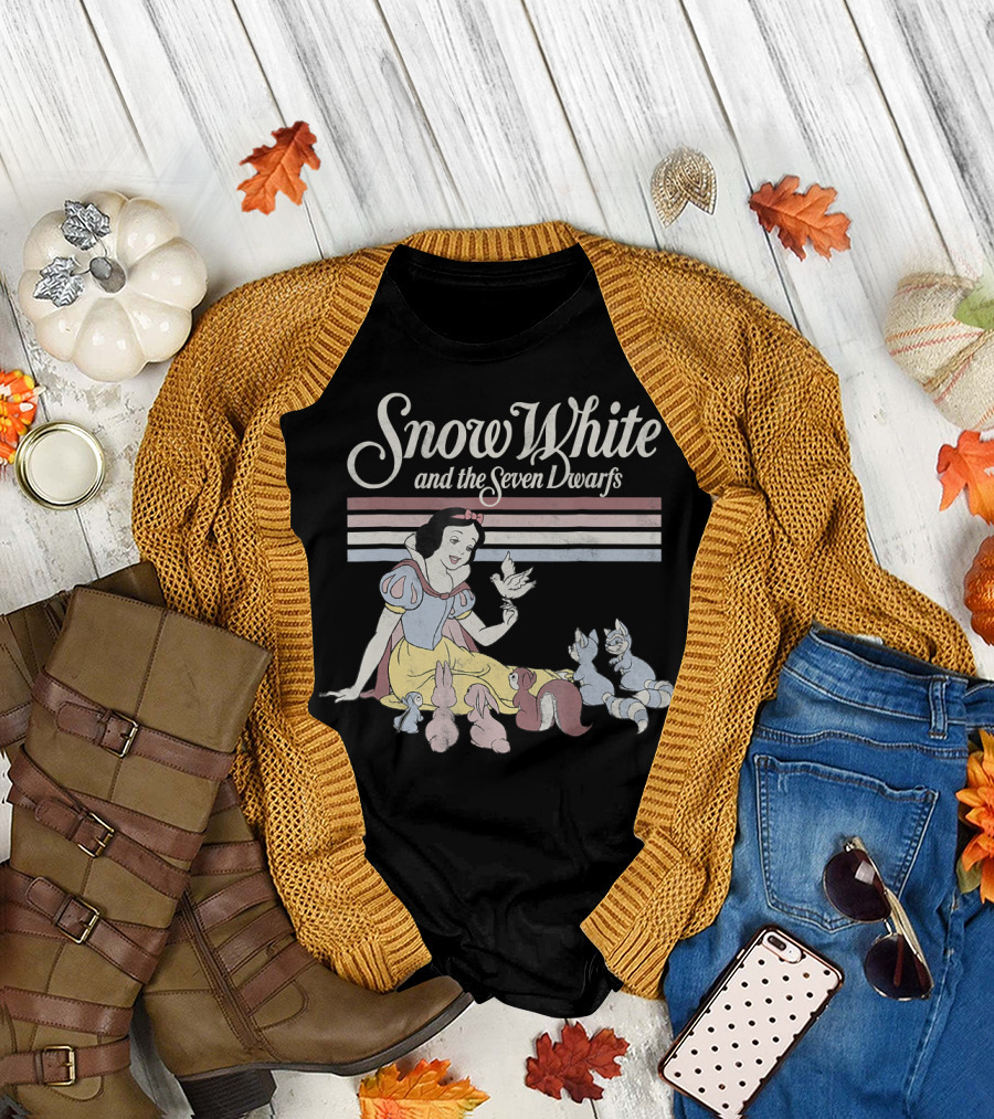 Snow White and the Seven Dwarfs Critters Stripe T-Shirt