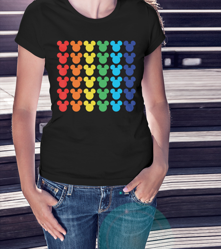 Disney Mickey Mouse Rainbow T-Shirt