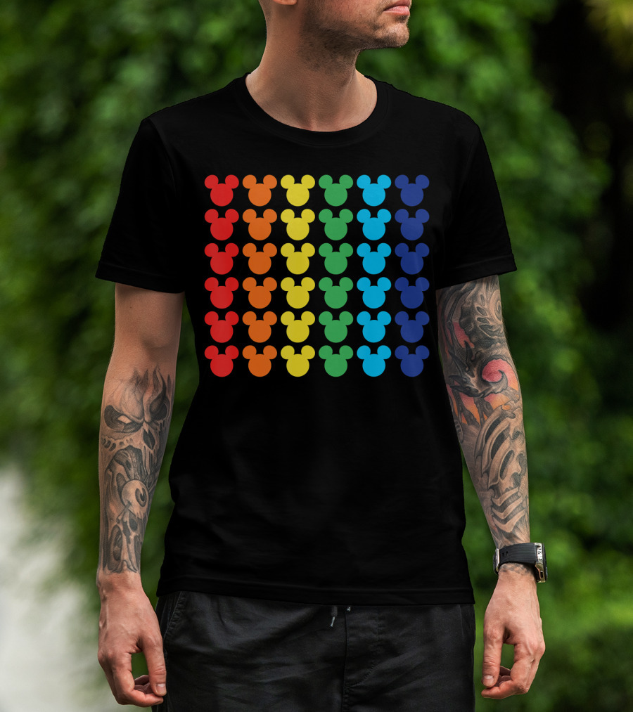 Disney Mickey Mouse Rainbow T-Shirt
