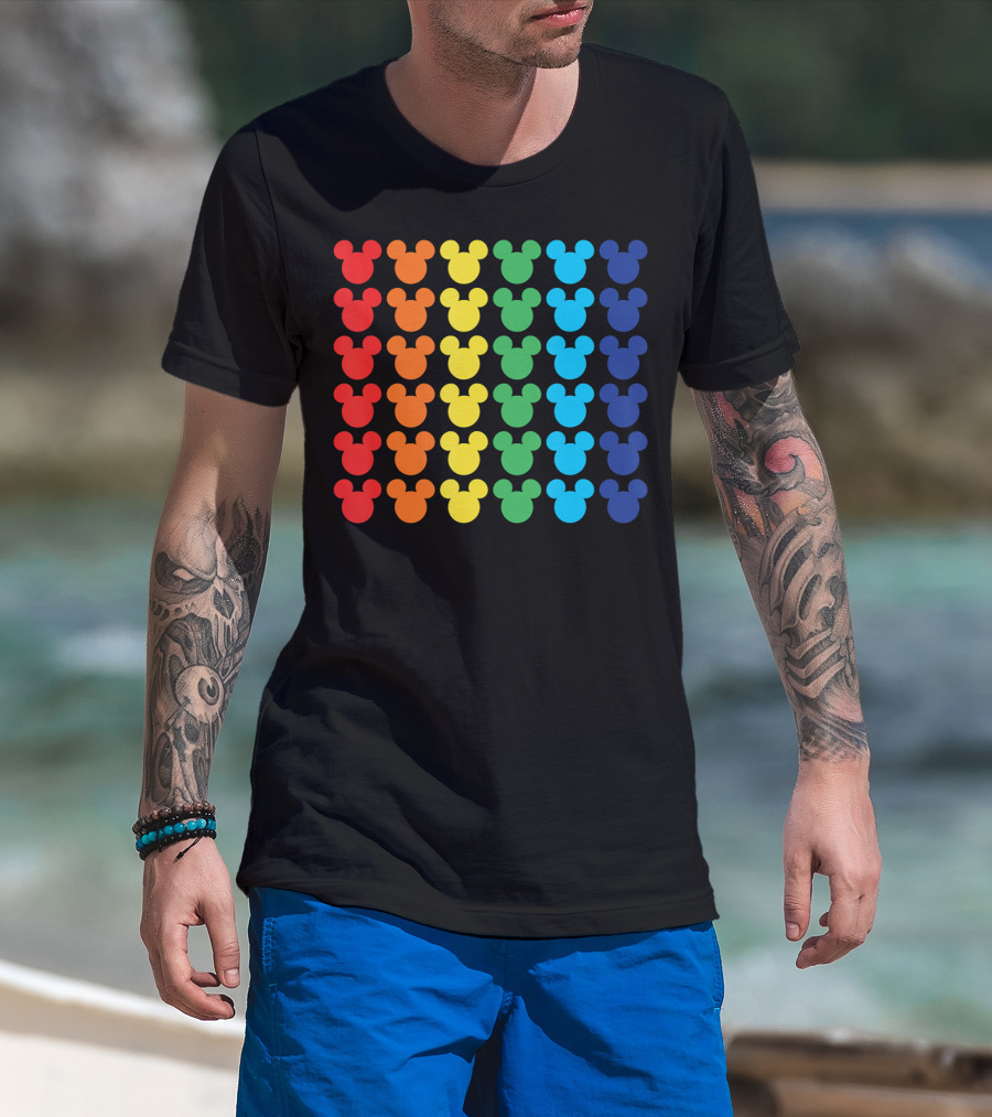 Disney Mickey Mouse Rainbow T-Shirt
