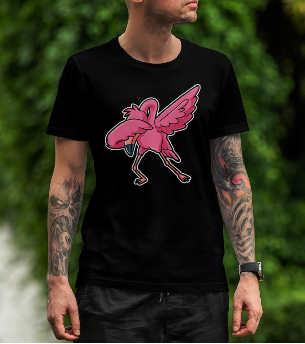Dabbing Flamingo Dab Iconic Pose T-Shirt