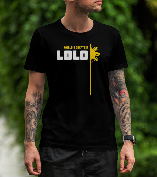 World's Greatest Lolo Filipino Grandpa Sun T-Shirt