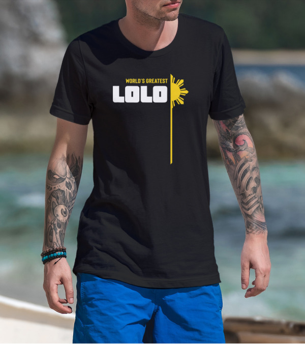 World's Greatest Lolo Filipino Grandpa Sun T-Shirt