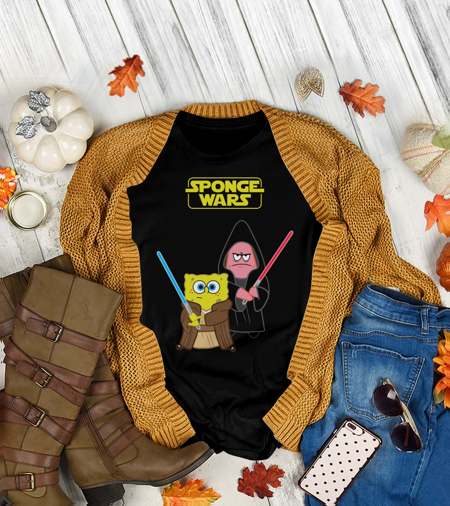SpongeBob SquarePants Patrick Star Sponge Wars T-Shirt