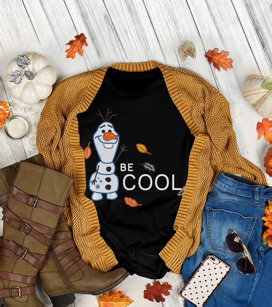 Olaf Be Cool Disney Frozen 2 Autumn Leaves T-Shirt