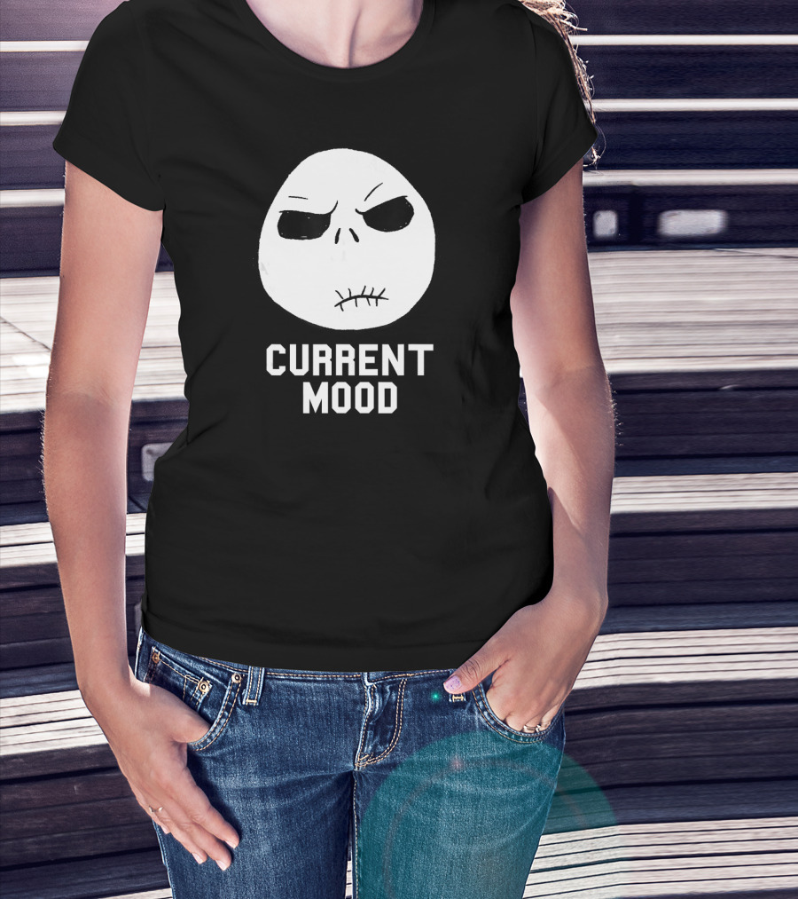 Disney Nightmare Before Christmas Jack Skellington Current Mood T-Shirt