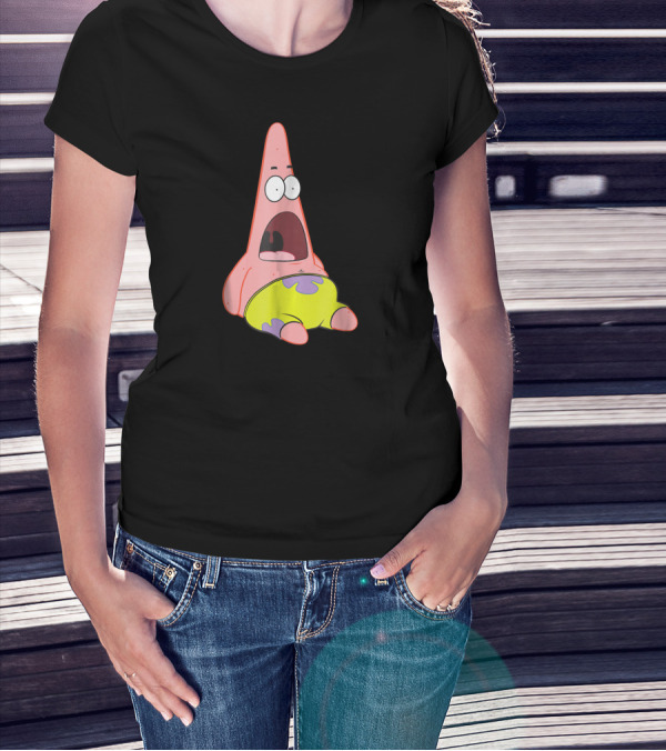 SpongeBob SquarePants Patrick Star Surprise Reaction T-Shirt