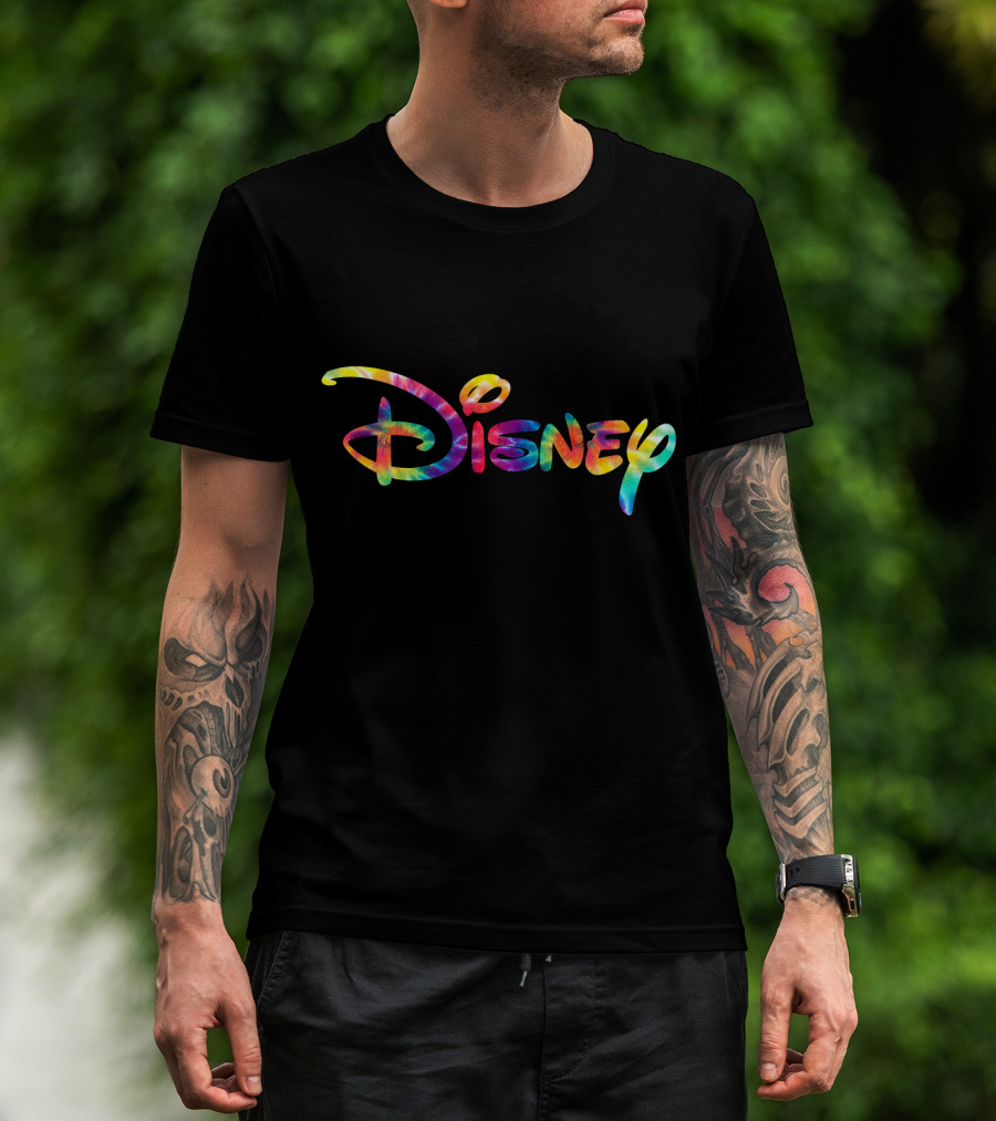 Disney Colorful Rainbow Tie Dye T-Shirt
