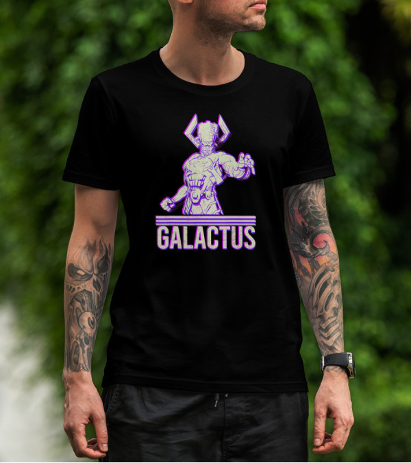 Marvel Galactus 3D Purple Cosmic Entity T-Shirt