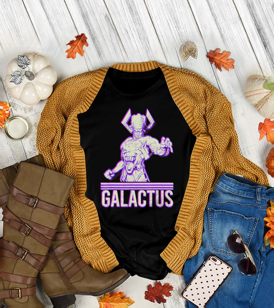 Marvel Galactus 3D Purple Cosmic Entity T-Shirt