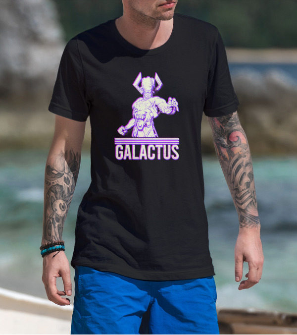 Marvel Galactus 3D Purple Cosmic Entity T-Shirt