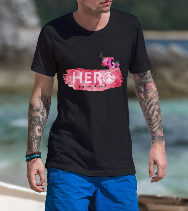 Scarlet Witch Hero Busy Saving The World Marvel T-Shirt