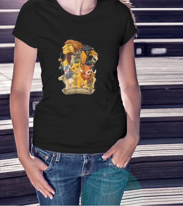 Lion King Simba Nala Timon Pumbaa Rafiki Scar Pride Land Characters T-Shirt