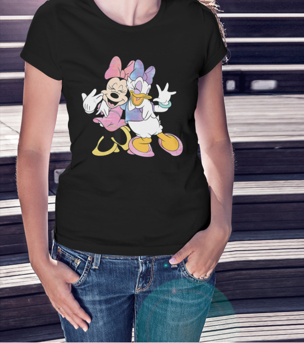 Disney Minnie Mouse And Daisy Duck Pastel Best Friends T-Shirt