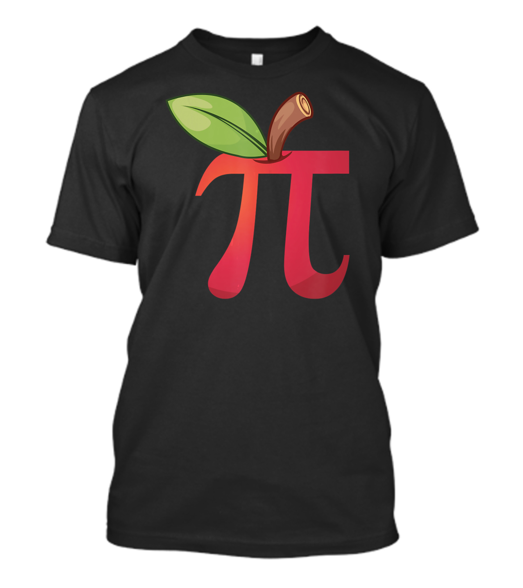 Apple Pi Math Lovers Math Teachers Pi Day Enthusiasts T-Shirt