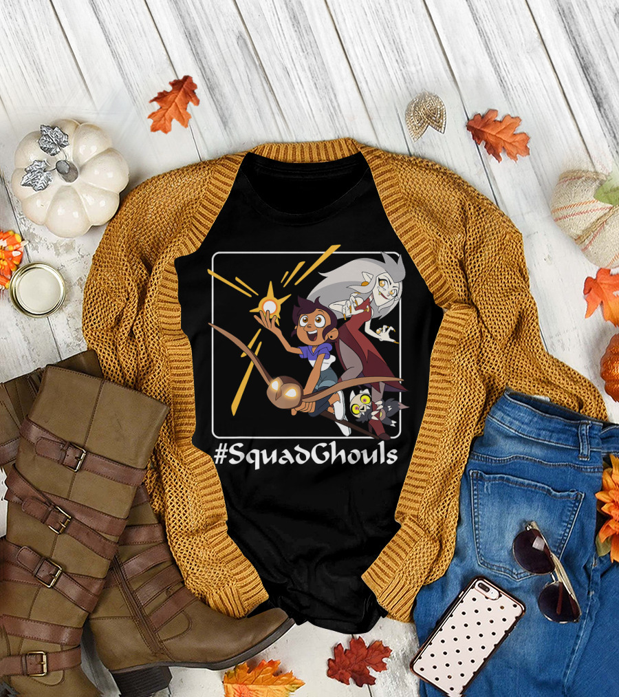 The Owl House SquadGhouls Disney Channel Luz Eda King T-Shirt