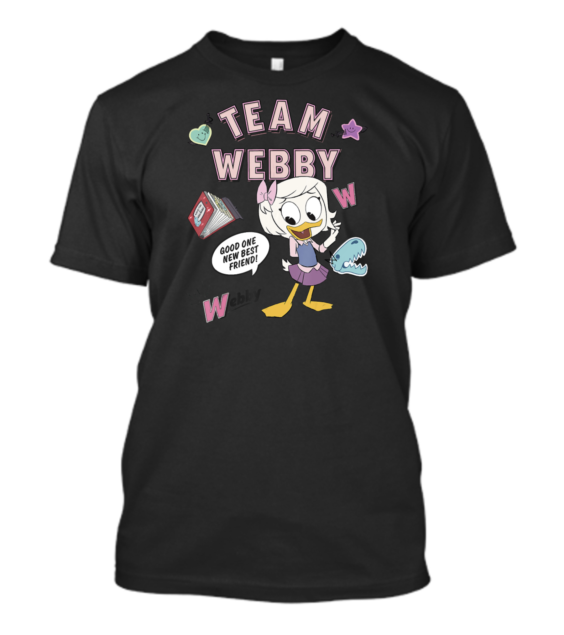 Team Webby Good One New Best Friend DuckTales Collage T-Shirt