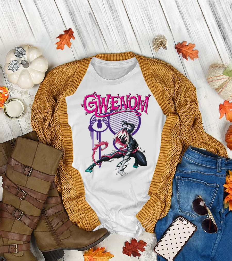 Marvel Spider-Man Maximum Venom Gwenom Dynamic Pose T-Shirt