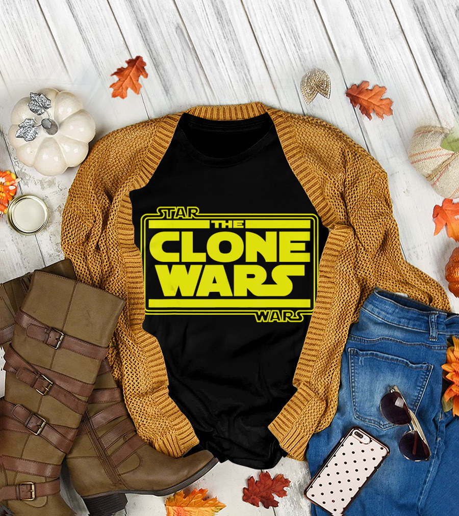 Star Wars The Clone Wars Yellow T-Shirt