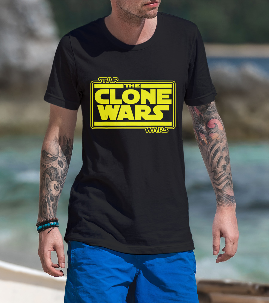 Star Wars The Clone Wars Yellow T-Shirt