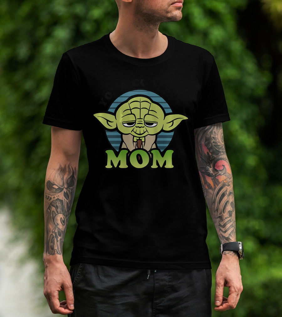 Yoda Coolest Mom Star Wars Cartoon T-Shirt