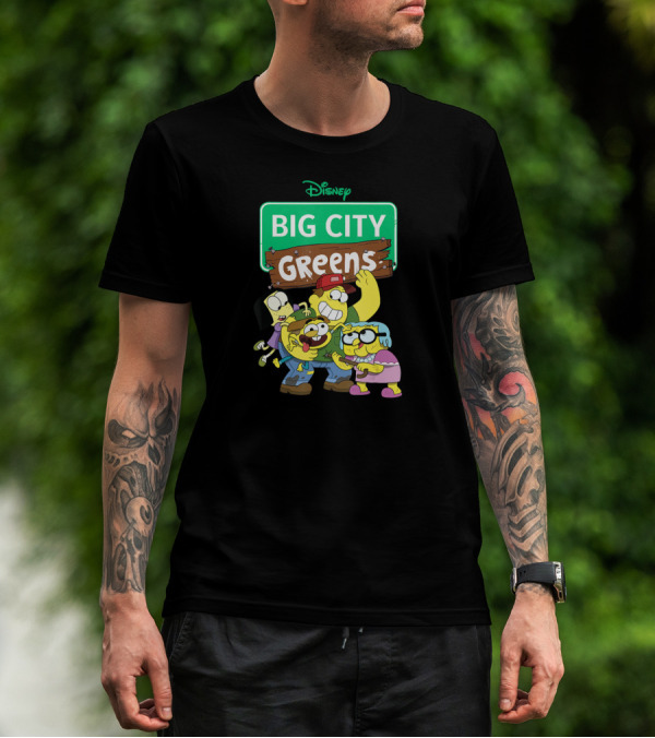 Disney Channel Big City Greens Characters Group Hug T-Shirt