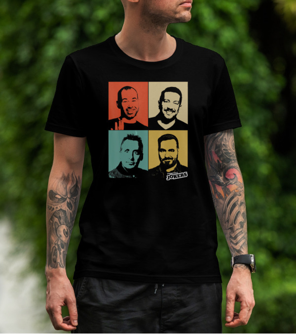 Impractical Jokers Colorful Pop Art Style Portraits T-Shirt