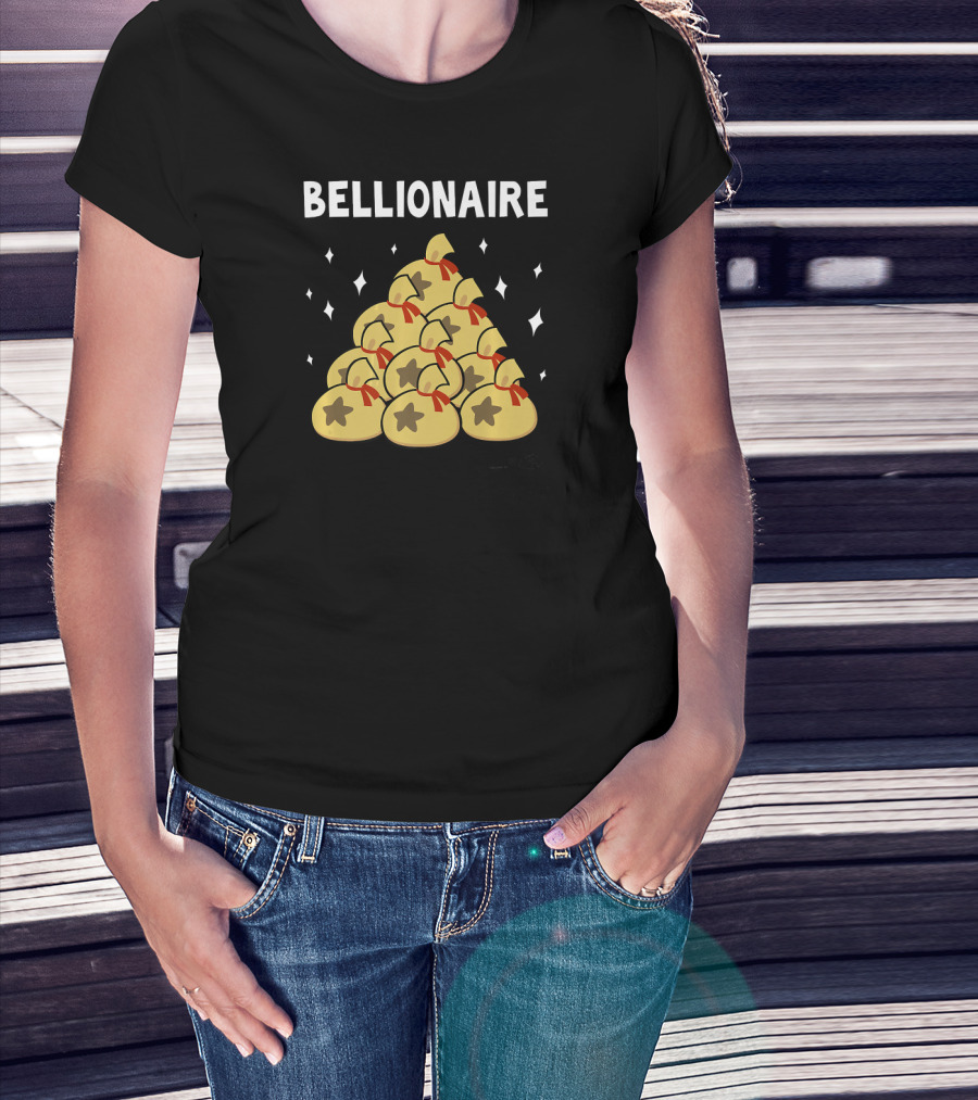 Animal Crossing New Leaf Bellionaire Money Bags T-Shirt