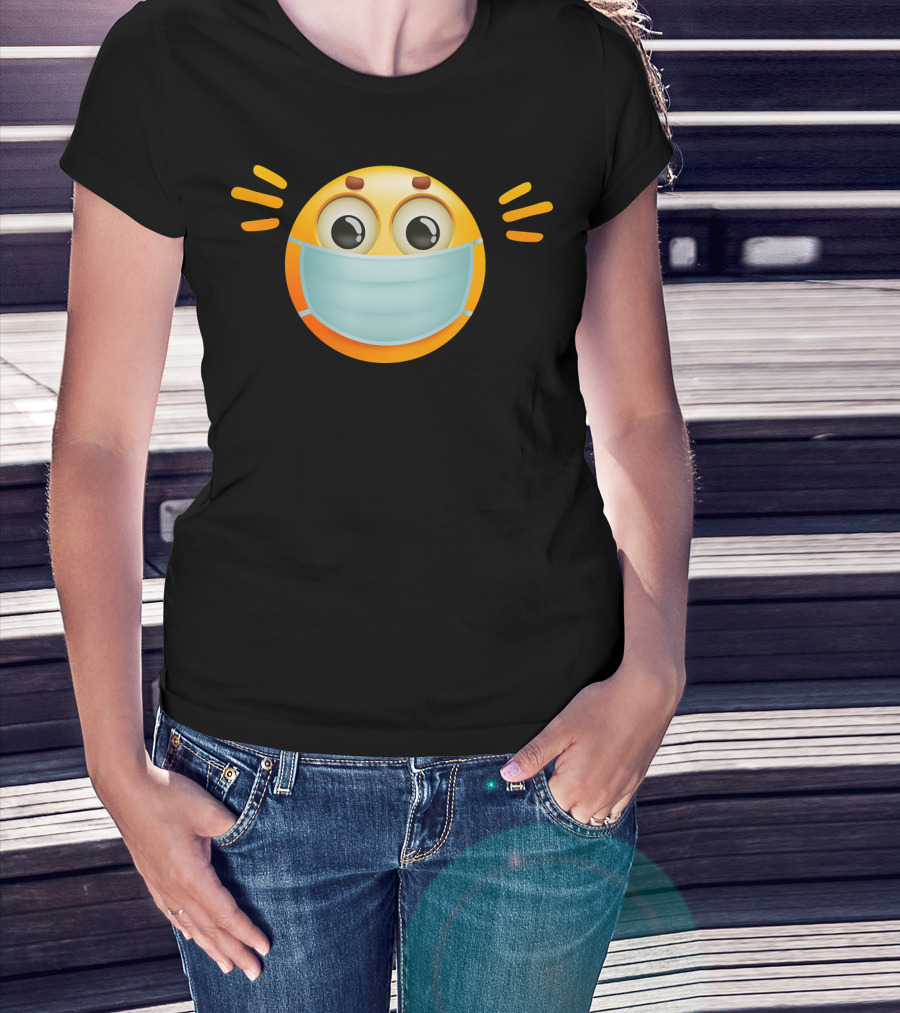 Face Mask Emoji Surgical Health T-Shirt