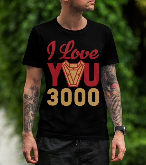 I Love You 3000 Marvel Arc Reactor T-Shirt