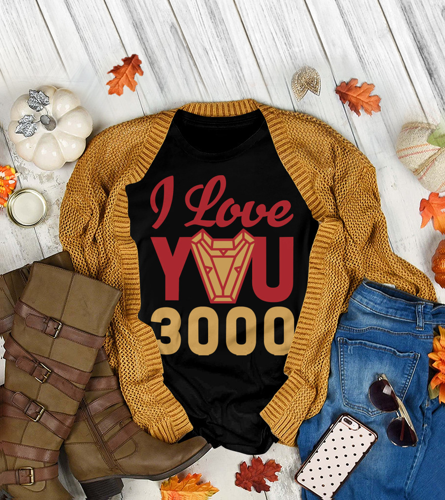 I Love You 3000 Marvel Arc Reactor T-Shirt