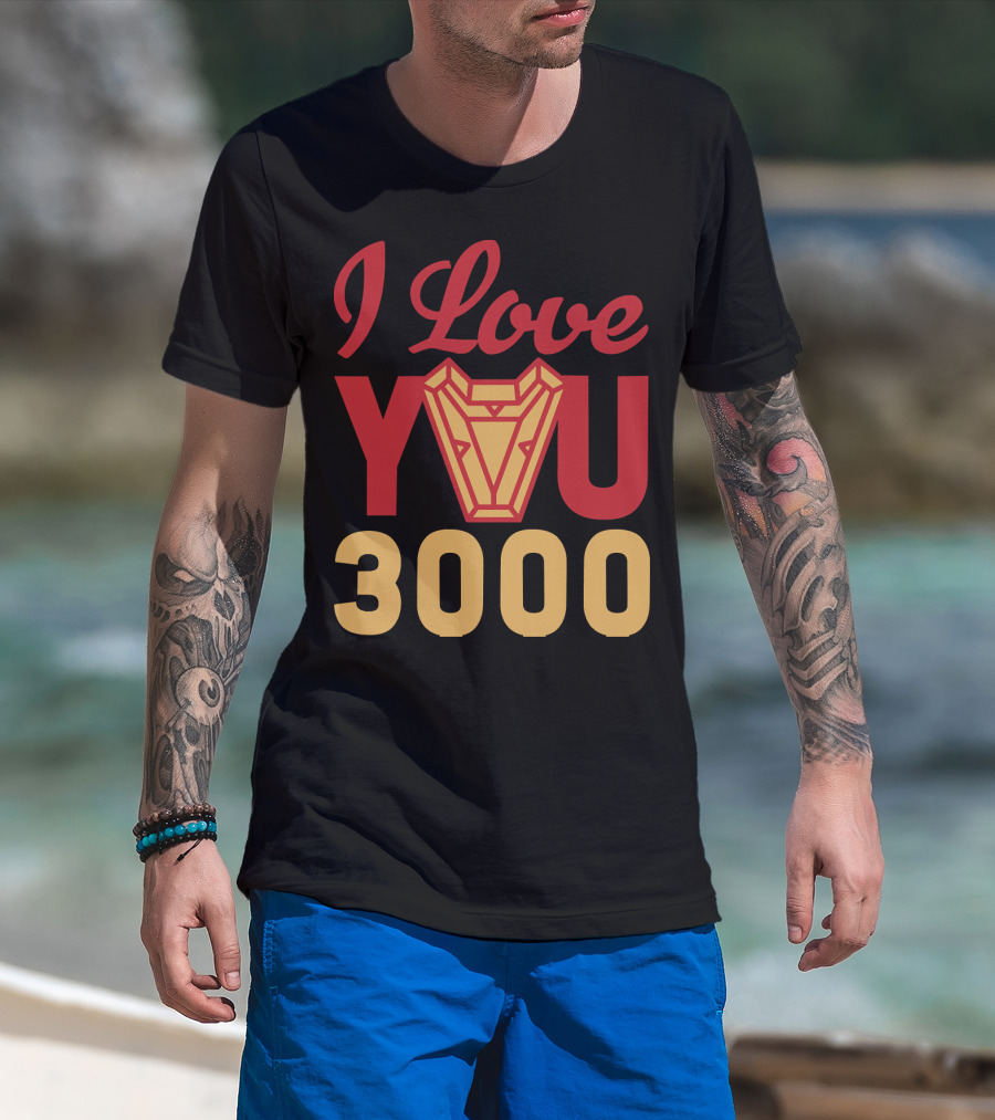 I Love You 3000 Marvel Arc Reactor T-Shirt
