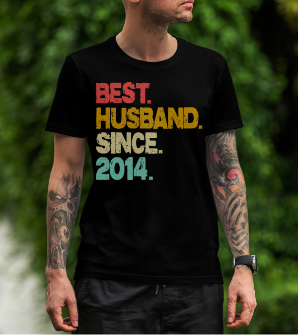 Best Husband Since 2014 T-Shirt