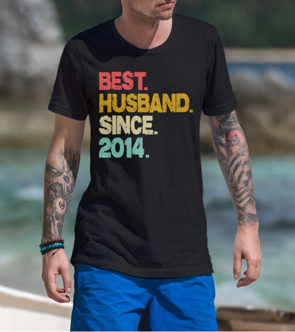 Best Husband Since 2014 T-Shirt