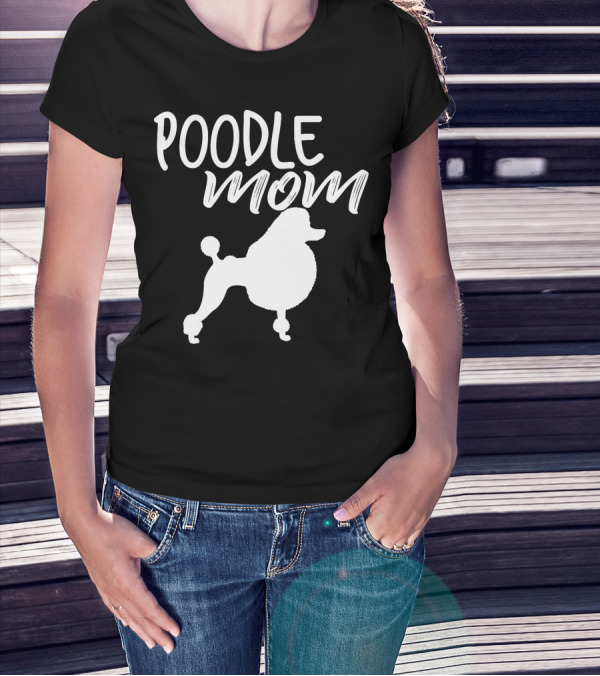 Poodle Mom Silhouette 197 T-Shirt