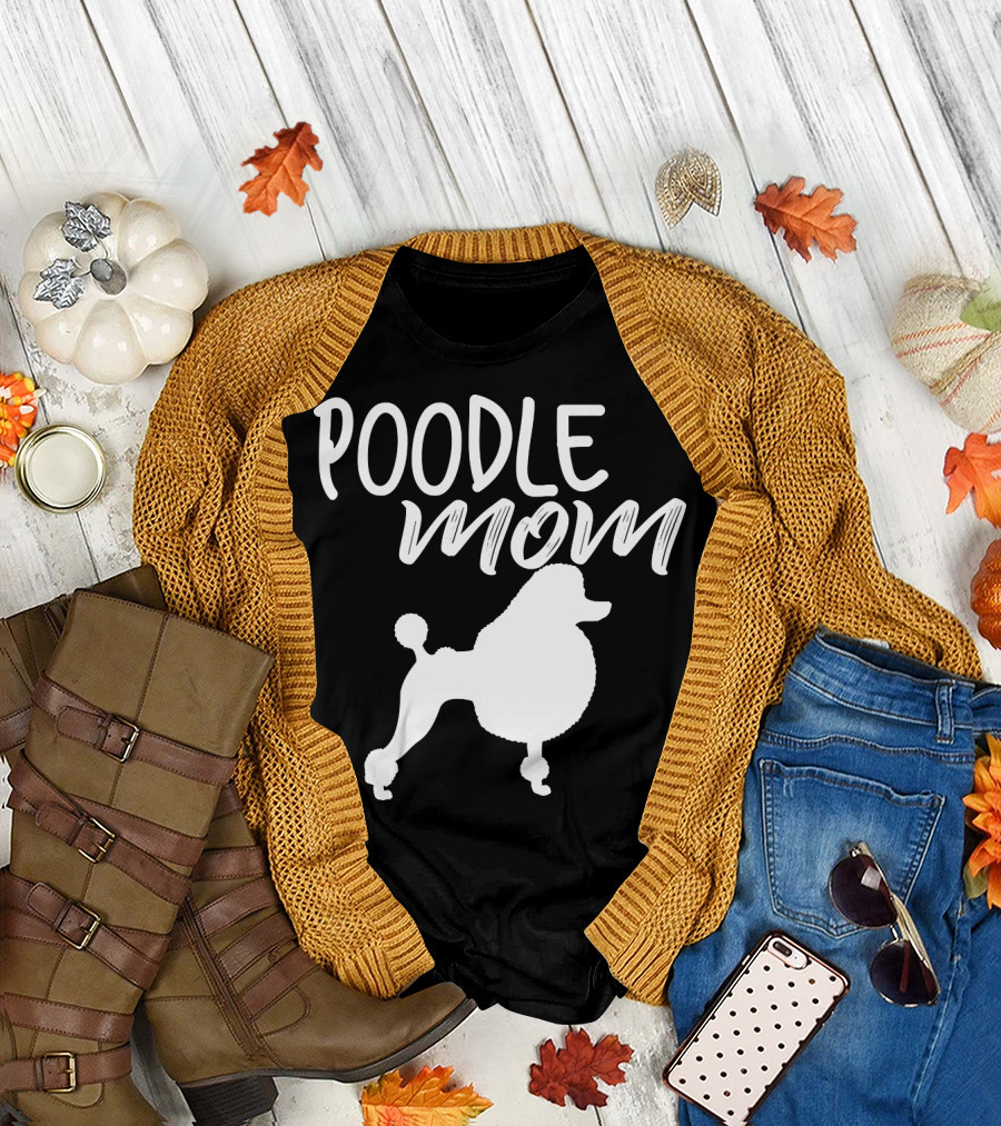 Poodle Mom Silhouette 197 T-Shirt