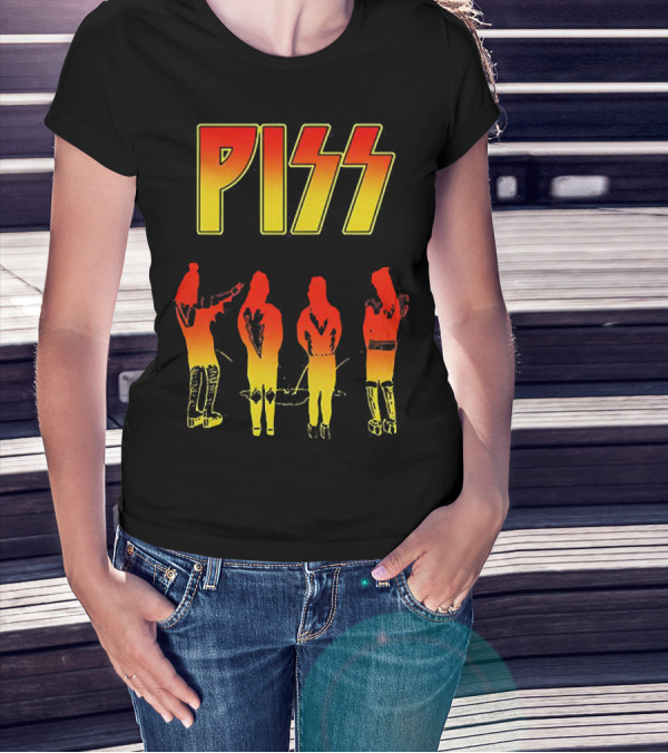 Piss Band Parody Silhouette Boys T-Shirt