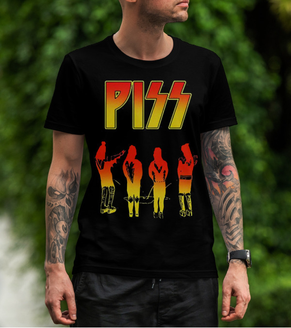 Piss Band Parody Silhouette Boys T-Shirt