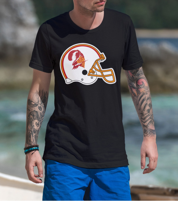 Brady Tompa Bay Buccaneers NFL Retro Helmet T-Shirt