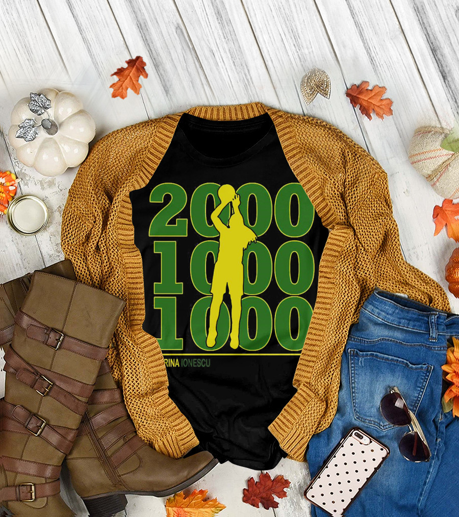 Sabrina Ionescu 2000 1000 1000 T-Shirt
